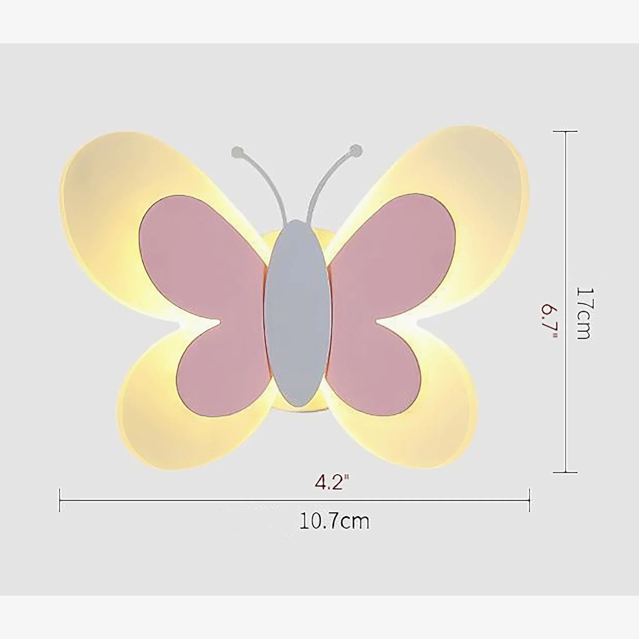 Princess | Butterfly LED Wall Lamp for Kids Room