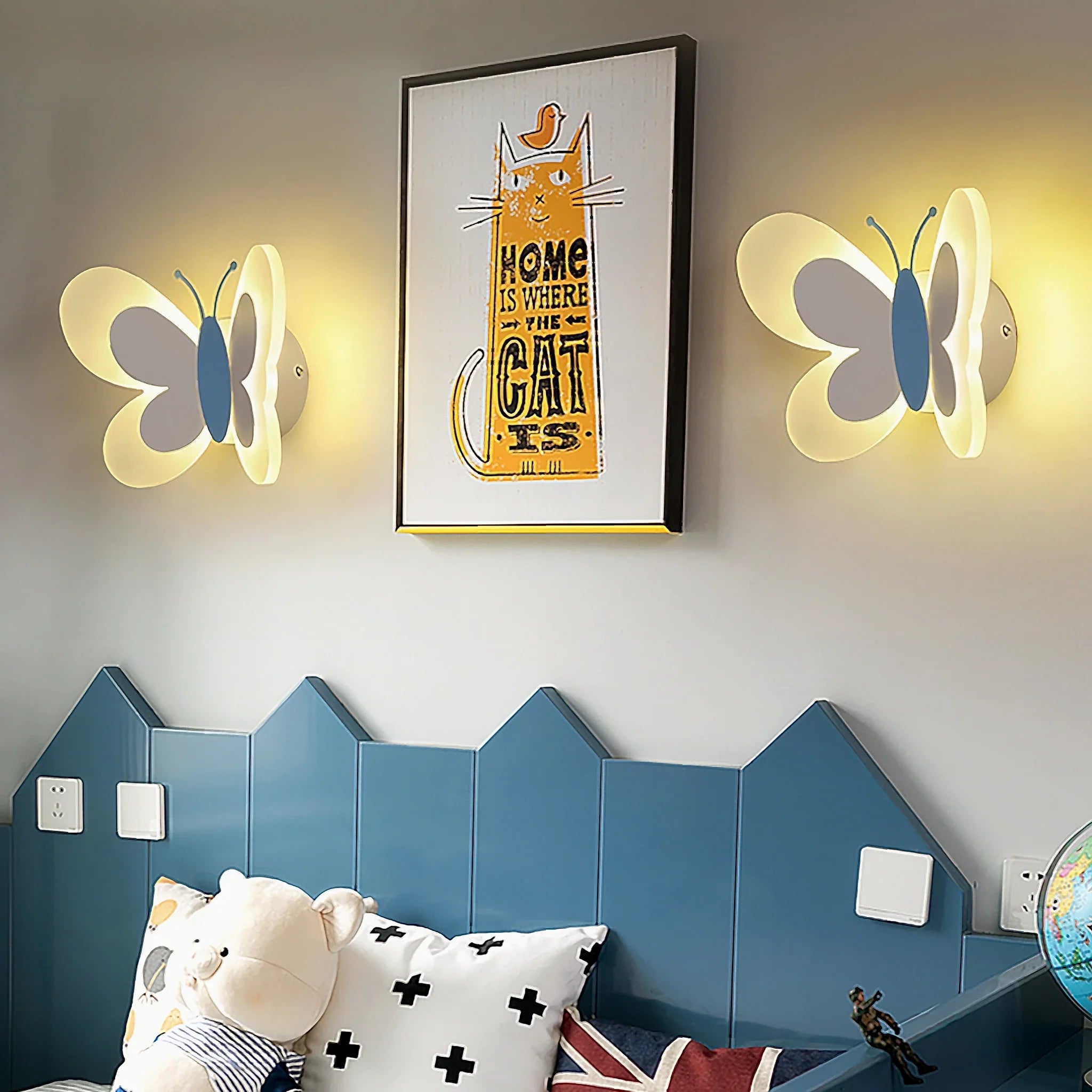 Princess | Butterfly LED Wall Lamp for Kids Room