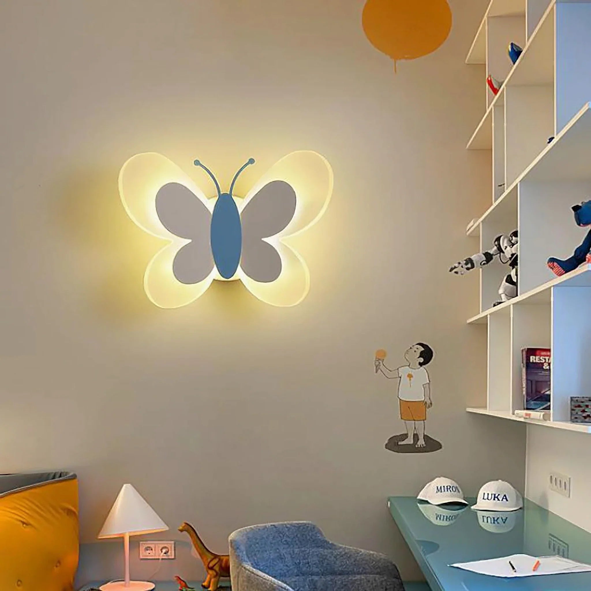 Princess | Butterfly LED Wall Lamp for Kids Room