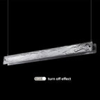 Saanen | Luxury Modern Rectangle Chandelier for Kitchen Island