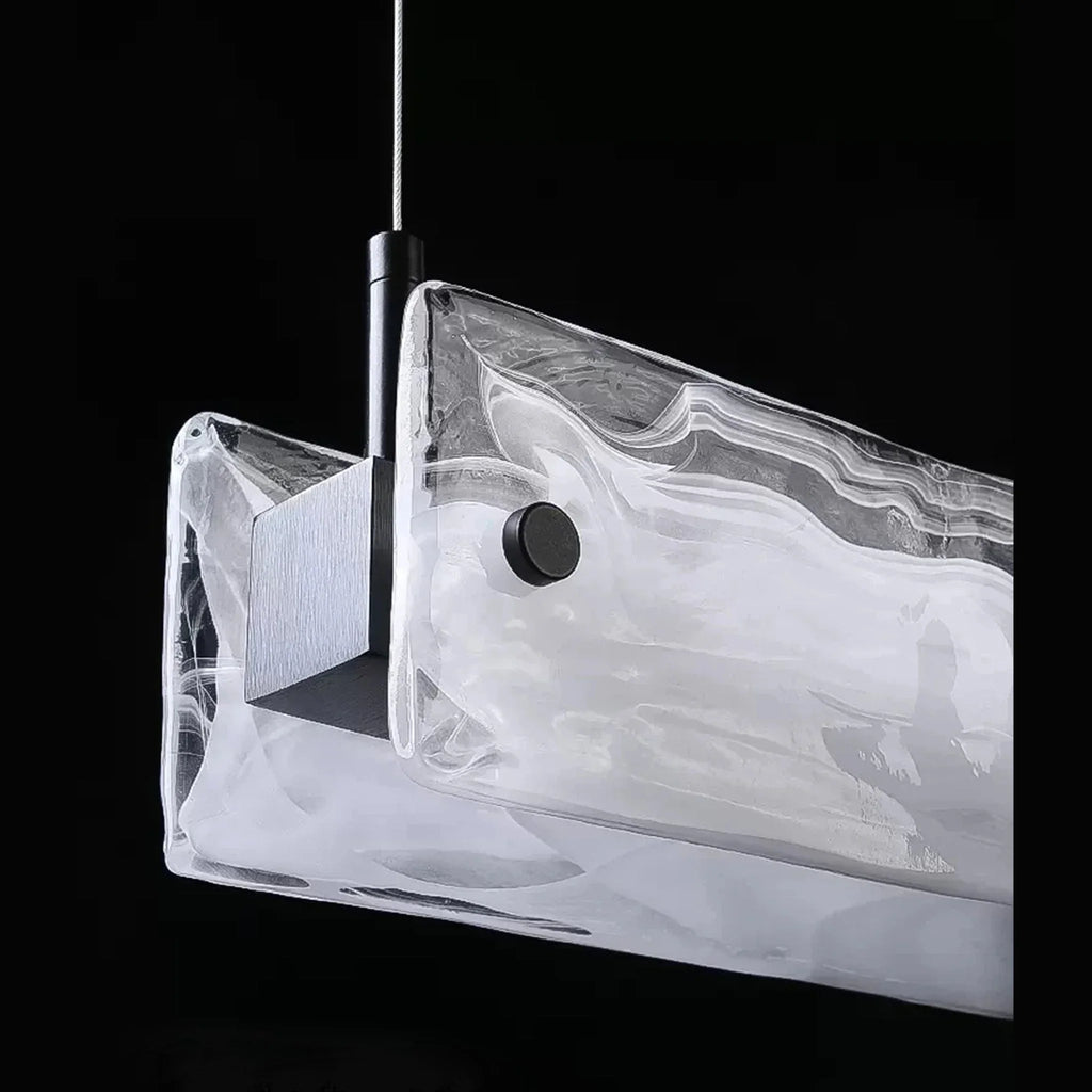 Saanen | Luxury Modern Rectangle Chandelier for Kitchen Island