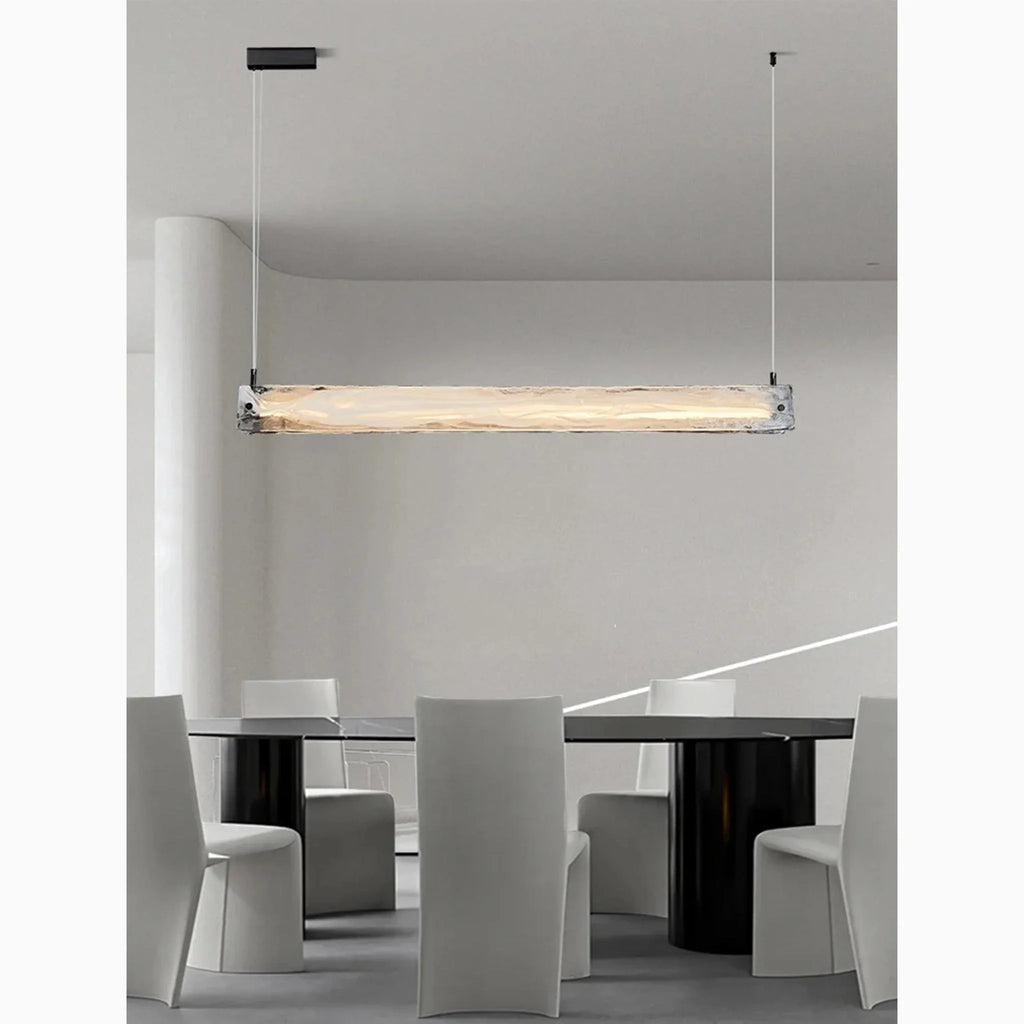 Saanen | Luxury Modern Rectangle Chandelier for Kitchen Island