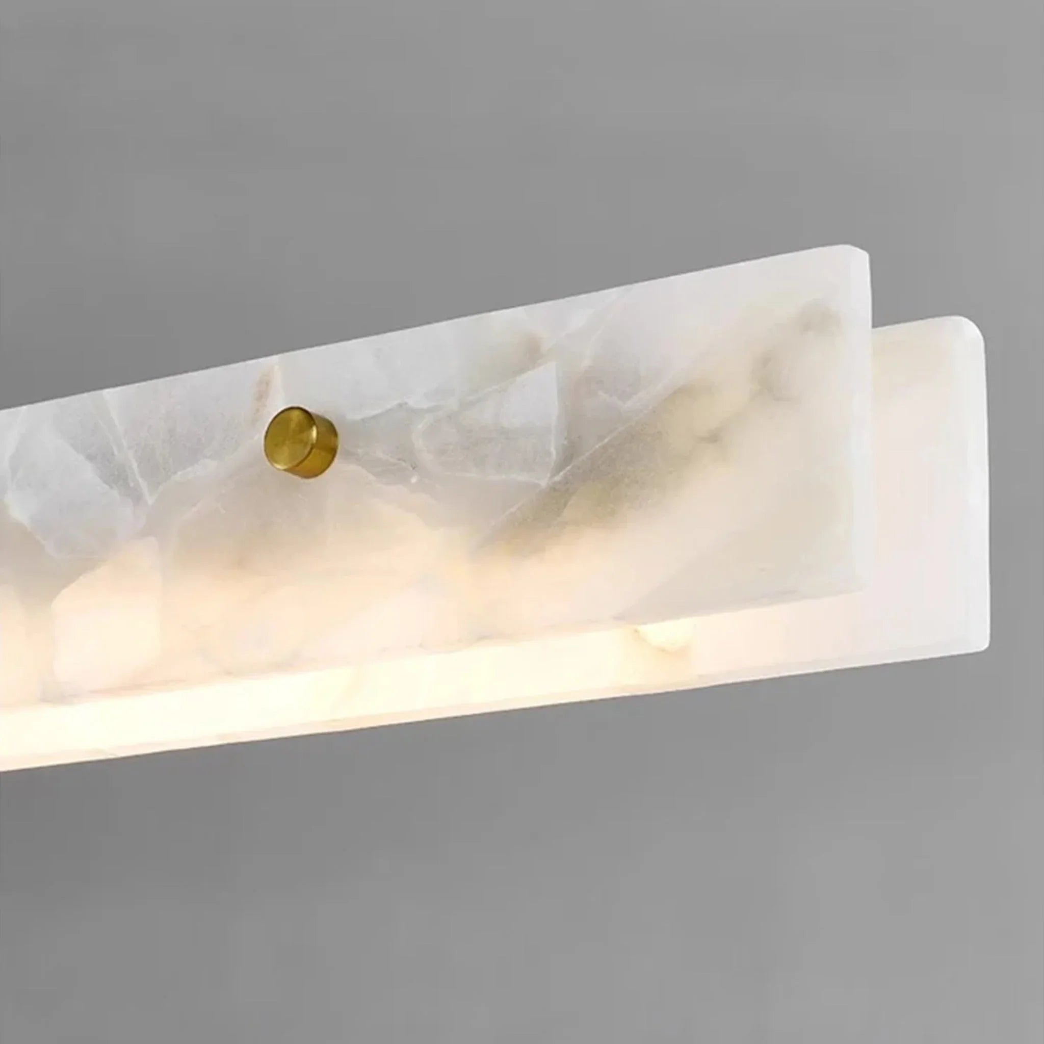 Safenwil | Lux Modern Marble Rectangle Chandelier