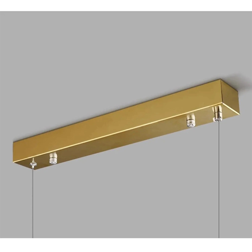 Safenwil | Lux Modern Marble Rectangle Chandelier