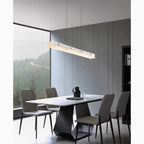 Safenwil | Lux Modern Marble Rectangle Chandelier
