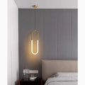 Saint-Martin-d'Entraunes | Paper Clip-Shaped Lighting Fixture