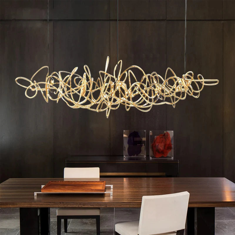 Samedan | Creative Extraordinary Rectangle Chandelier