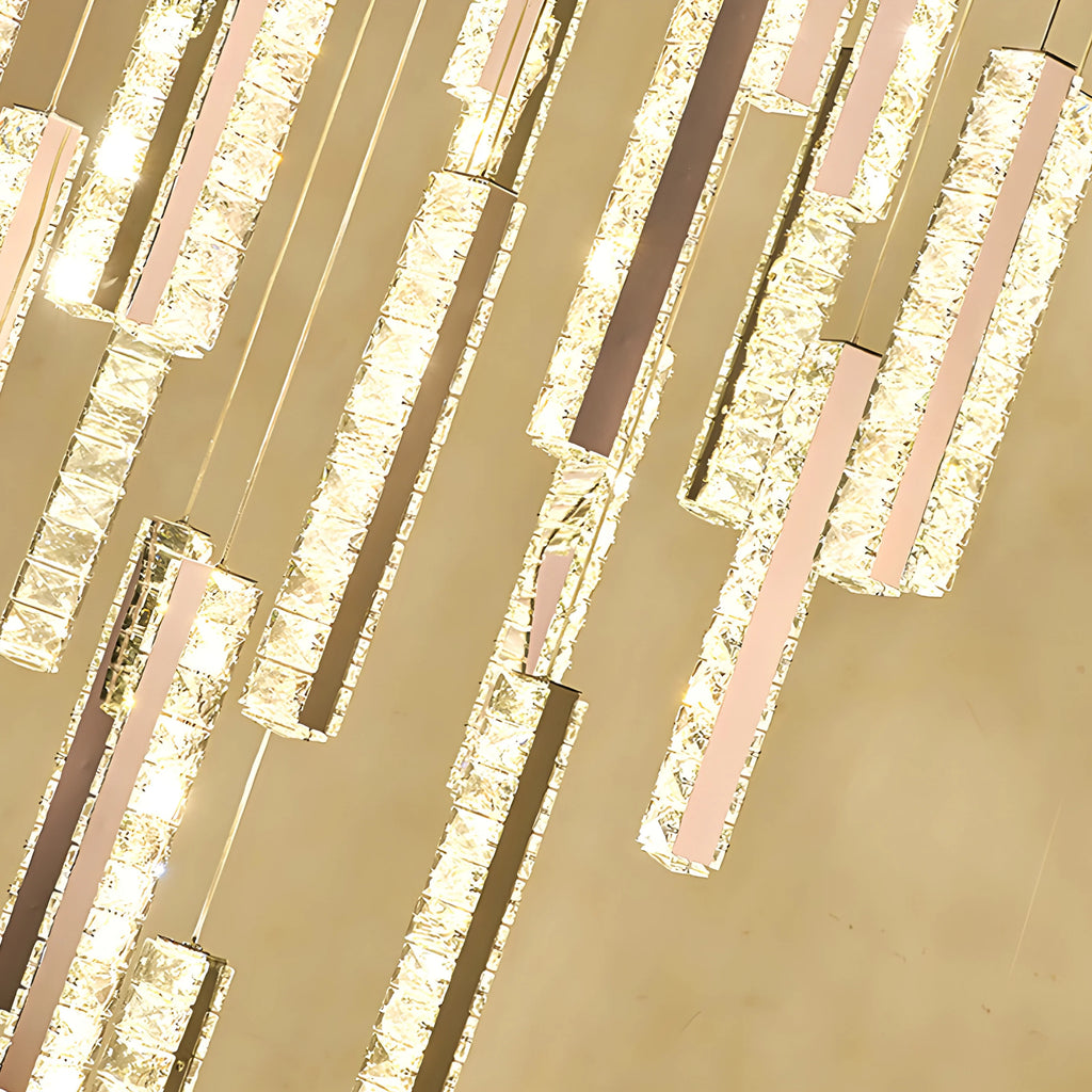 Santa Margherita Ligure | Creative Gold LED Crystal Chandelier