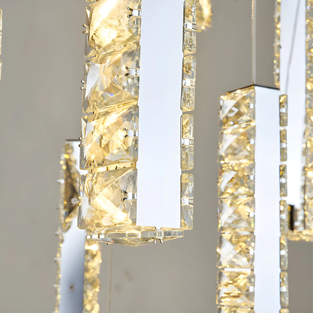 Santa Margherita Ligure | Creative Gold LED Crystal Chandelier