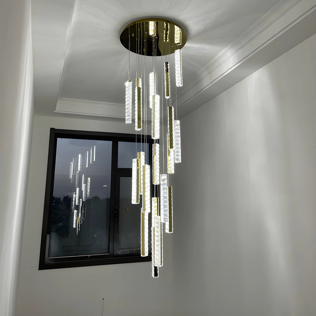 Santa Margherita Ligure | Creative Gold LED Crystal Chandelier
