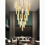Santa Margherita Ligure | Creative Gold LED Crystal Chandelier