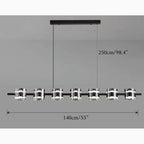 Schönenwerd | Stylish Creative Rectangle Glass Chandelier