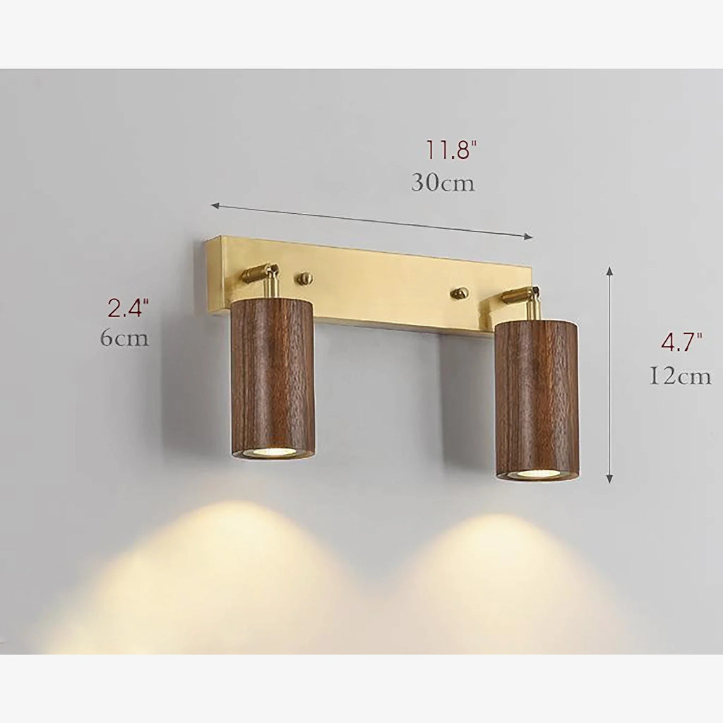 Sevilla | Creative Cylinder Wooden LED Wall Lamp
