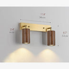 Sevilla | Creative Cylinder Wooden LED Wall Lamp