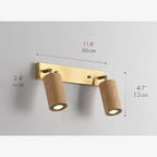 Sevilla | Creative Cylinder Wooden LED Wall Lamp