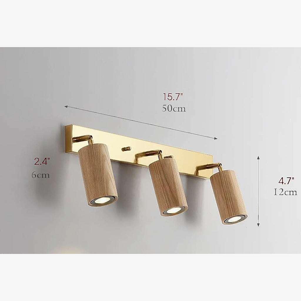 Sevilla | Creative Cylinder Wooden LED Wall Lamp