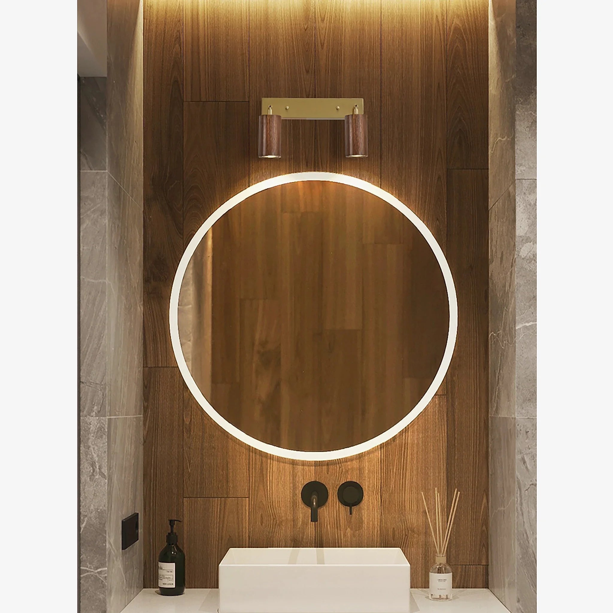 Sevilla | Creative Cylinder Wooden LED Wall Lamp