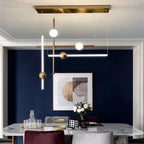 St. Gallen | Stylish Minimalistic Gold Chandelier