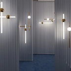 St. Gallen | Stylish Minimalistic Gold Chandelier