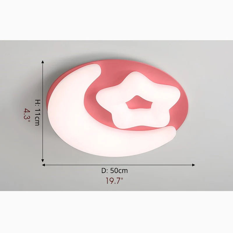 Stavelot | Moon LED Ceiling Lamp For Kids Room