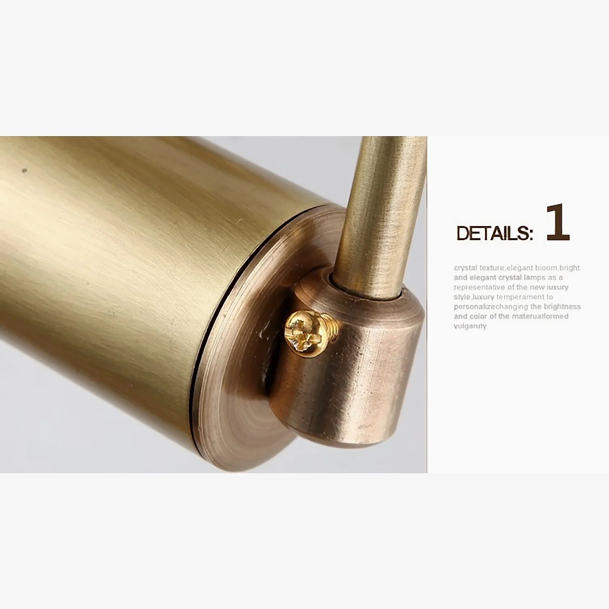 Sueca | Antique Wall Mounted Brass LED Lamp