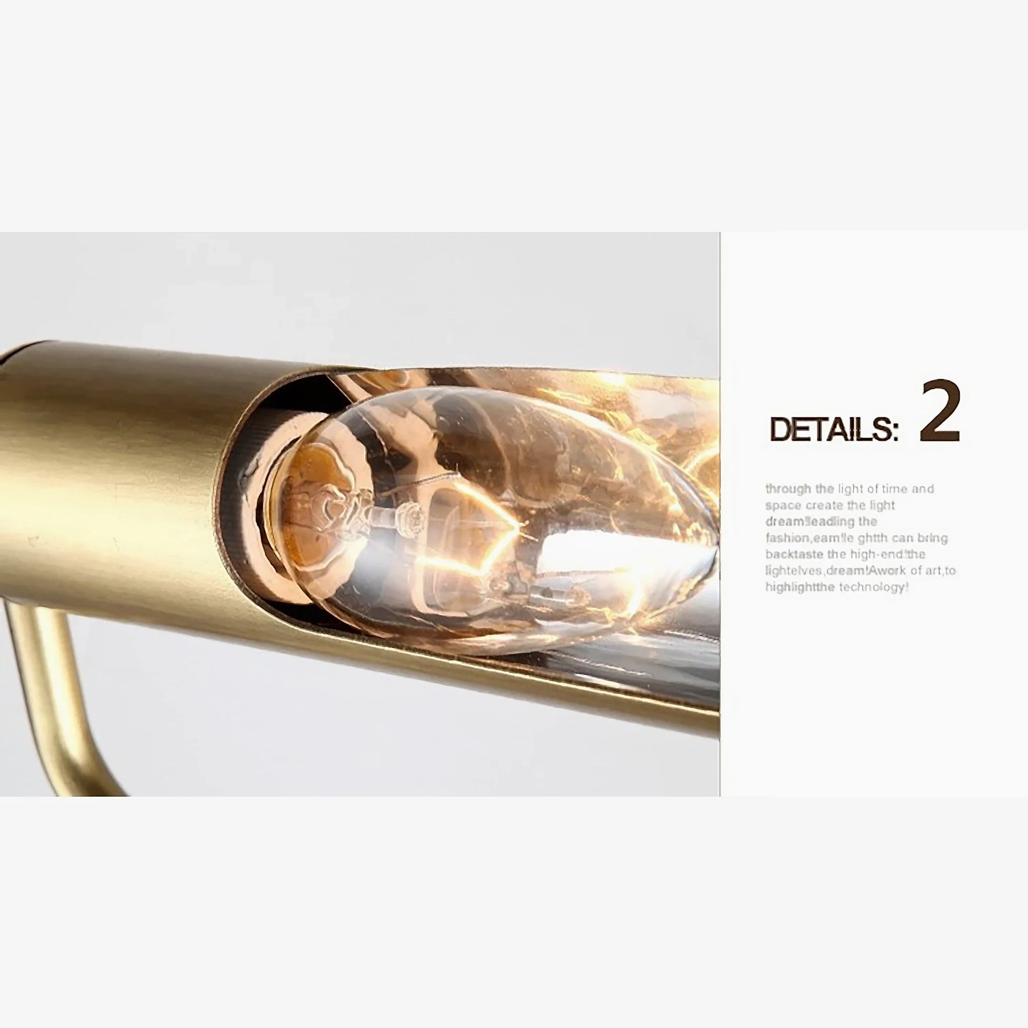 Sueca | Antique Wall Mounted Brass LED Lamp