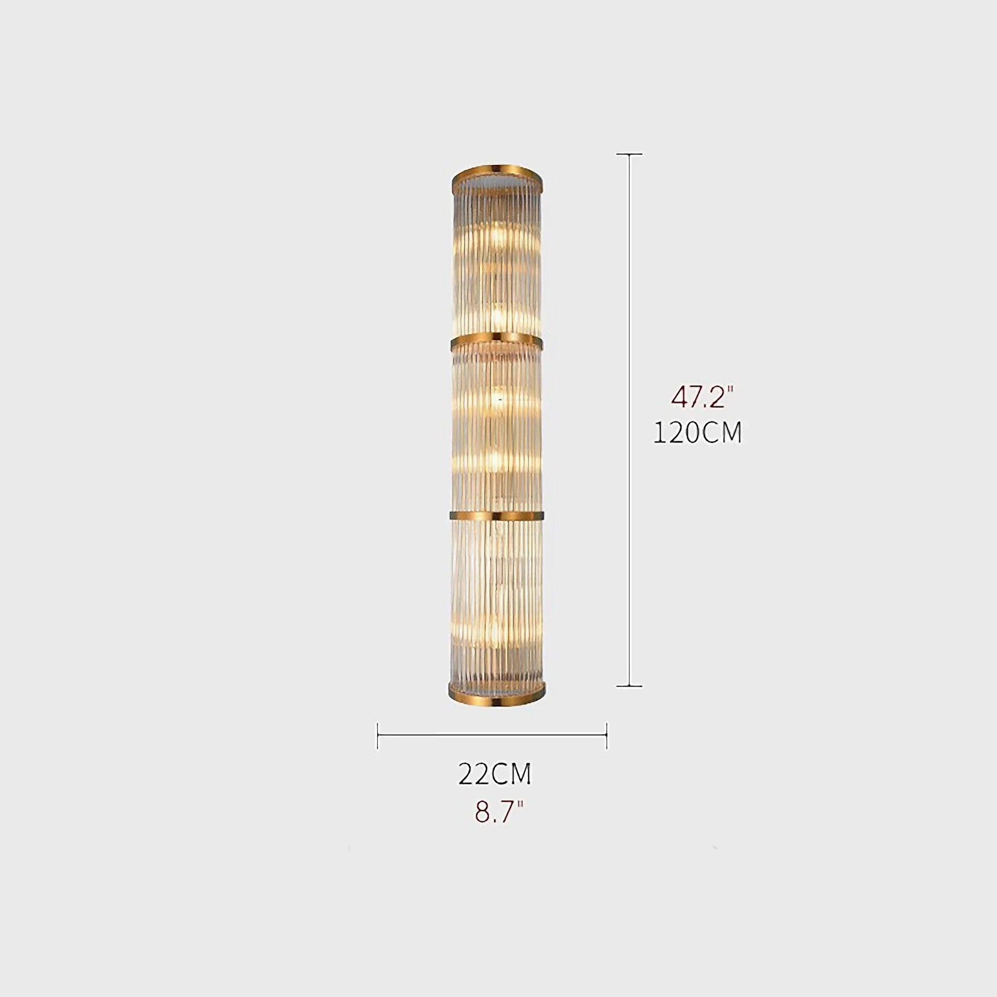 Teruel | Luxury LED Crystal Wall Lamp