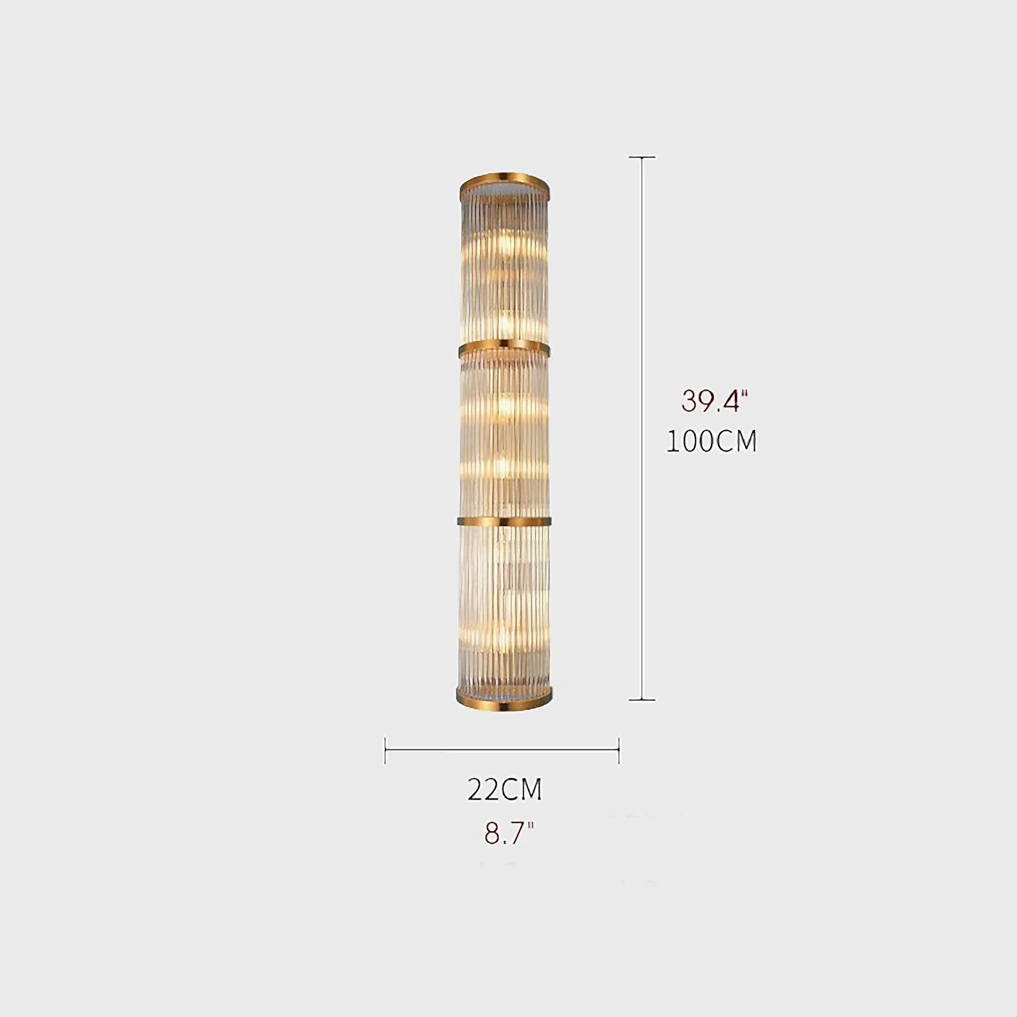 Teruel | Luxury LED Crystal Wall Lamp