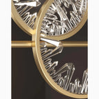 Tielt | Broken Glass Design Crystal Rings Hanging LED Art Chandelier