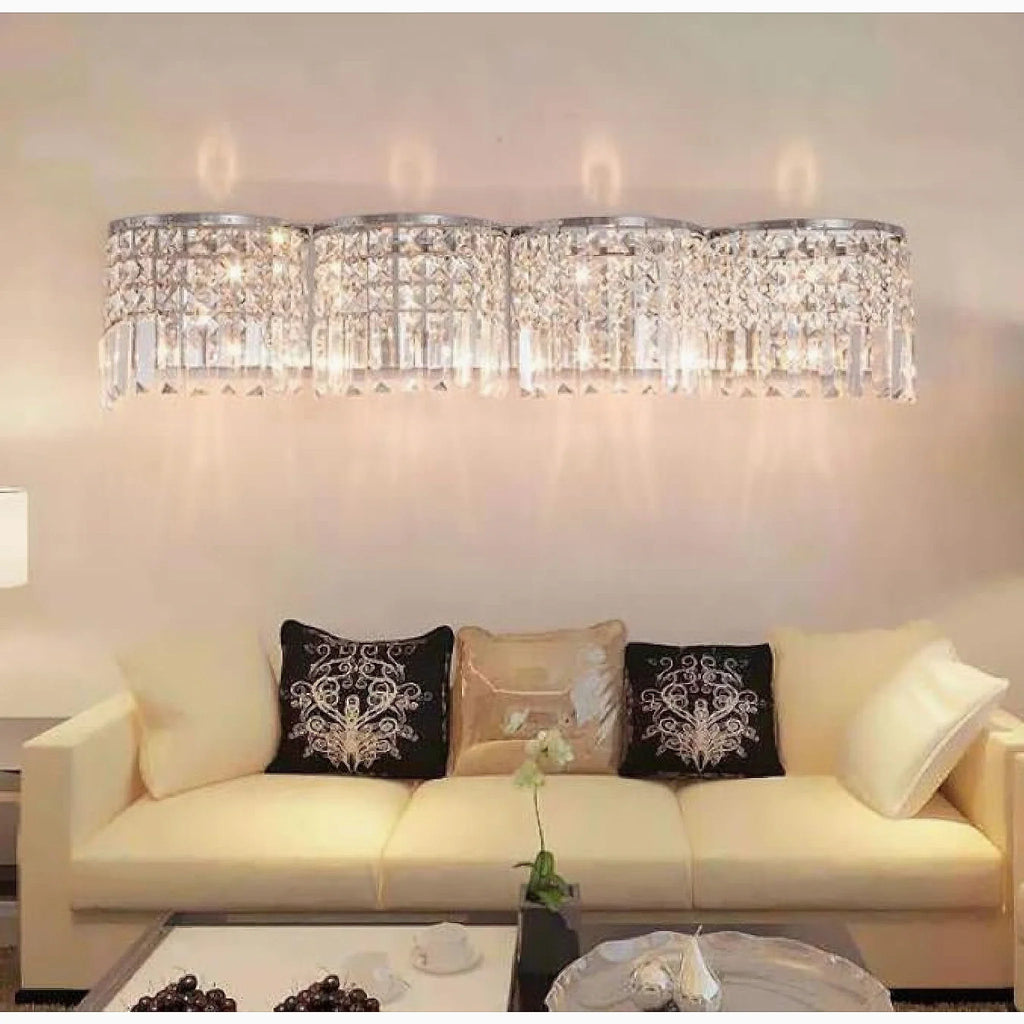 Torrent | Luxury Crystal Wall Sconce for Living Room