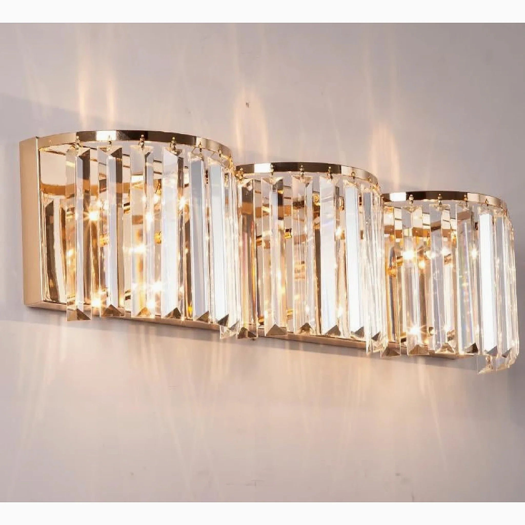 Torrent | Luxury Crystal Wall Sconce for Living Room