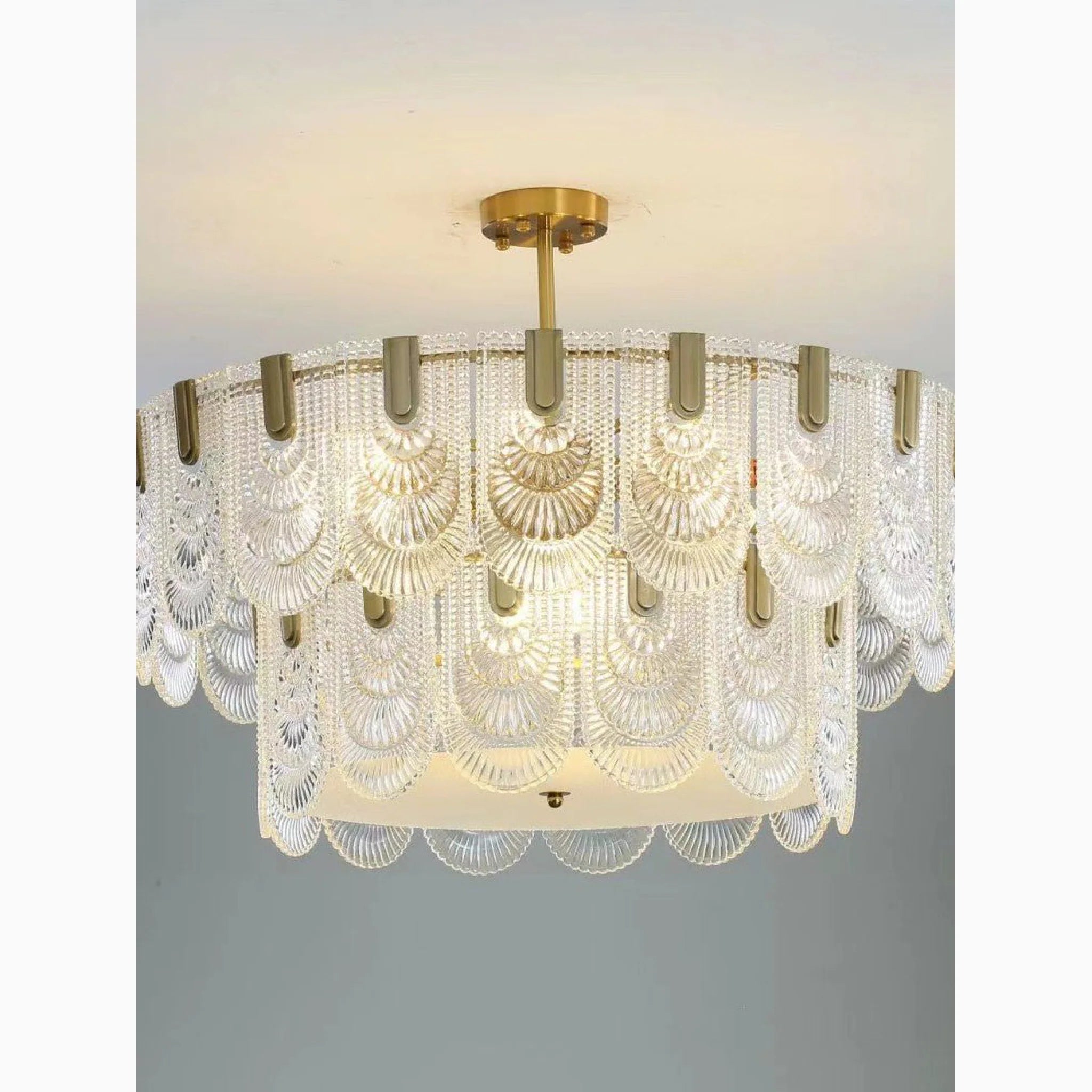 Uzwil | Vintage Drum Copper LED Pendant Light for Bedroom, Living Room