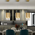 Vevey | Modern Crystal Gold/Chrome Chandelier