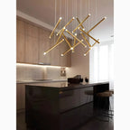 Villars-sur-Var | Long Gold/Chrome/Black Kitchen Lighting