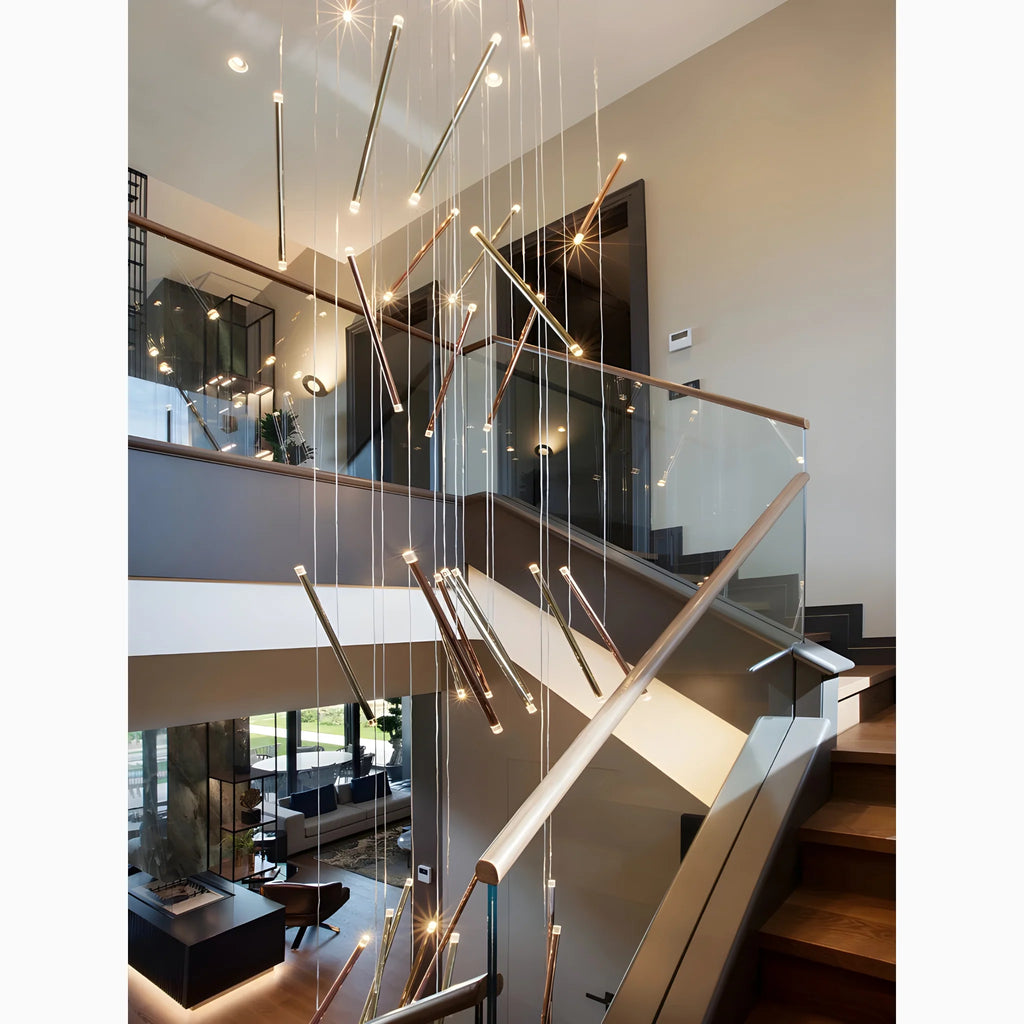 Villars-sur-Var | Long Gold/Chrome/Black Kitchen Lighting