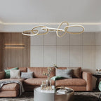 Villeneuve | Creative Design Gold Crystal Chandelier for Dining Room