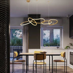 Villeneuve | Creative Design Gold Crystal Chandelier for Dining Room