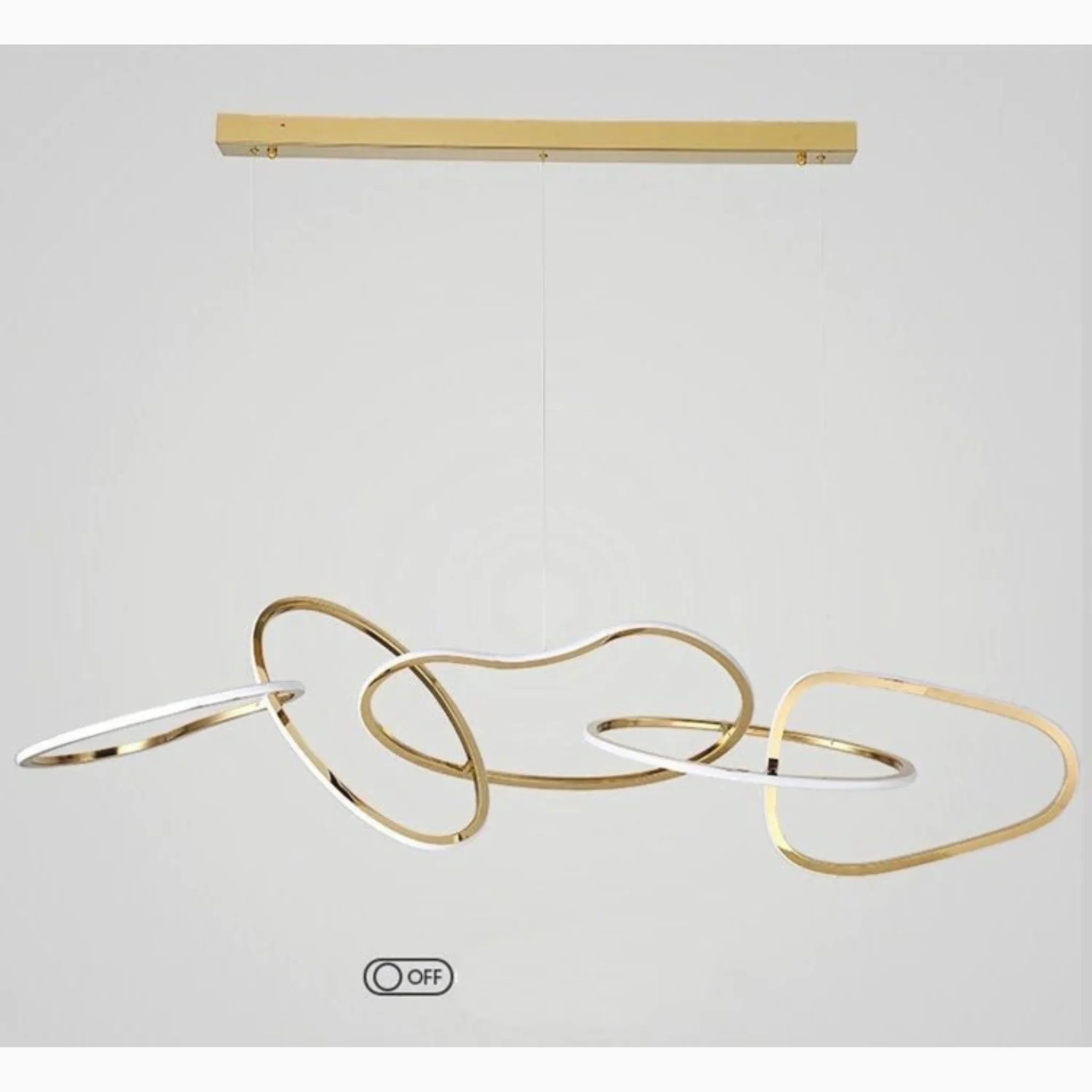 Villeneuve | Creative Design Gold Crystal Chandelier for Dining Room