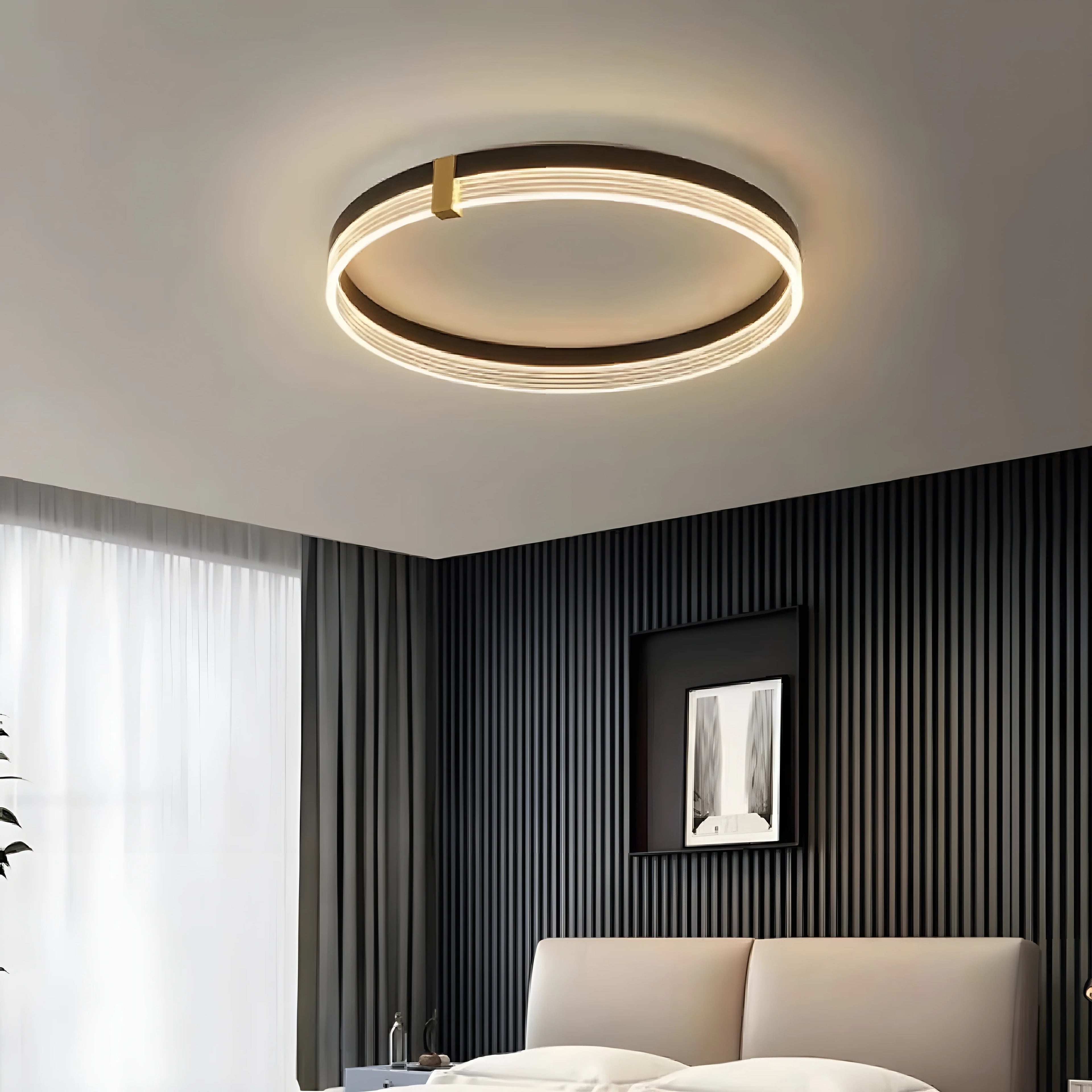 Wadenswil | Luxury Minimalistic LED Ceiling Lamp for Bedroom