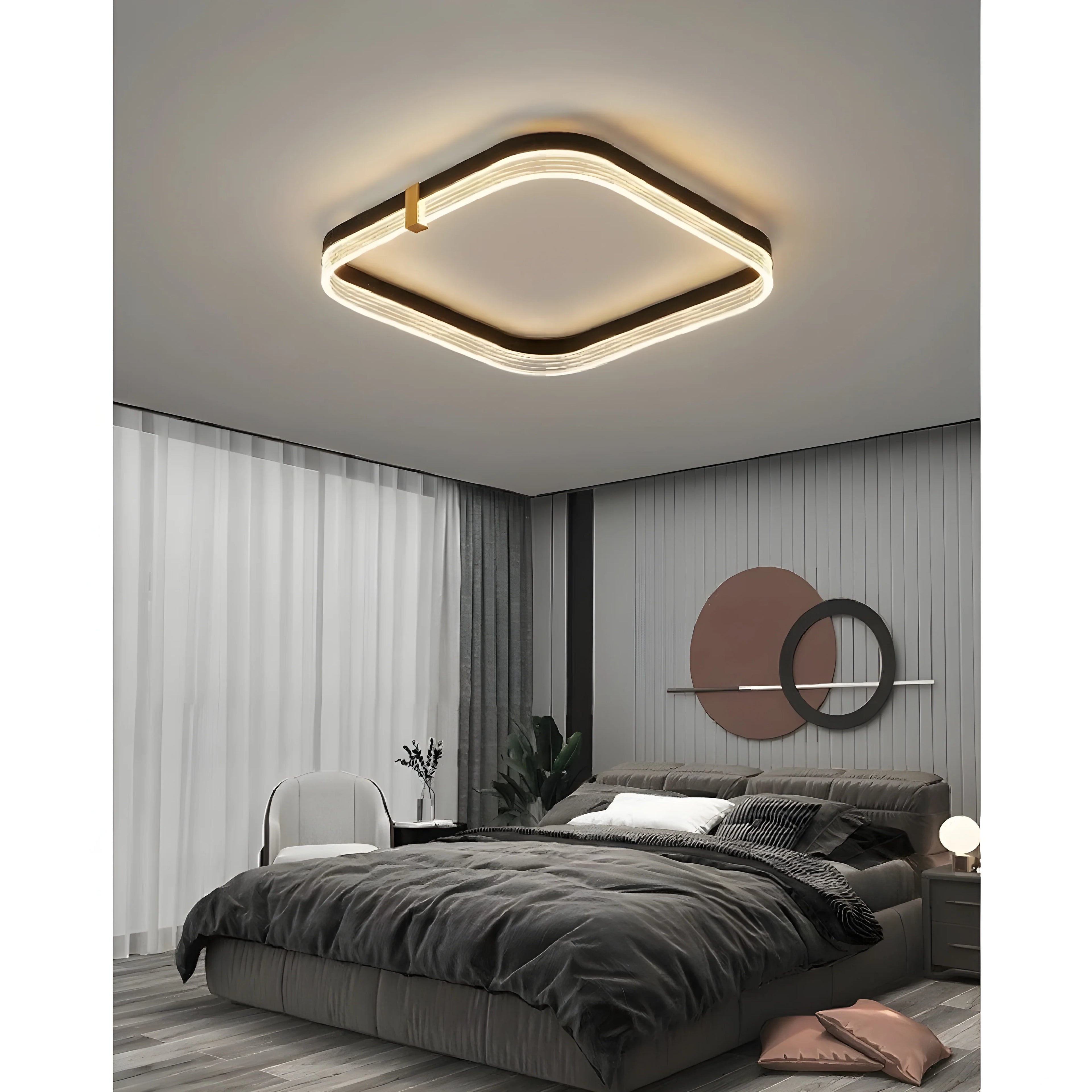 Wadenswil | Luxury Minimalistic LED Ceiling Lamp for Bedroom