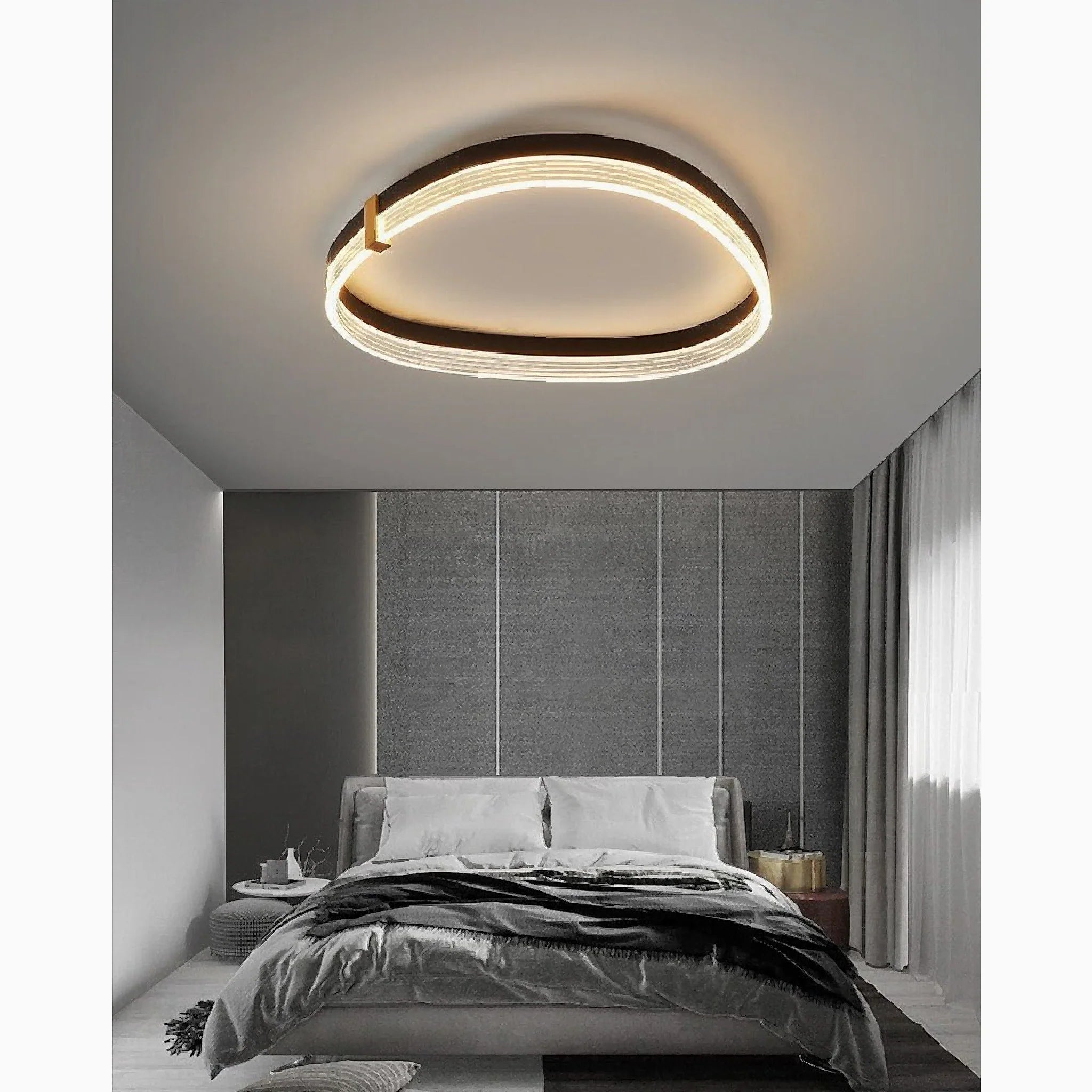 Wadenswil | Luxury Minimalistic LED Ceiling Lamp for Bedroom