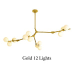 Zoagli | Creative Asian Style Fission Branches Shaped Chandelier
