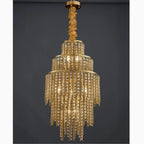 Antibes | Luxury Gold Chandelier With Crystal Balls