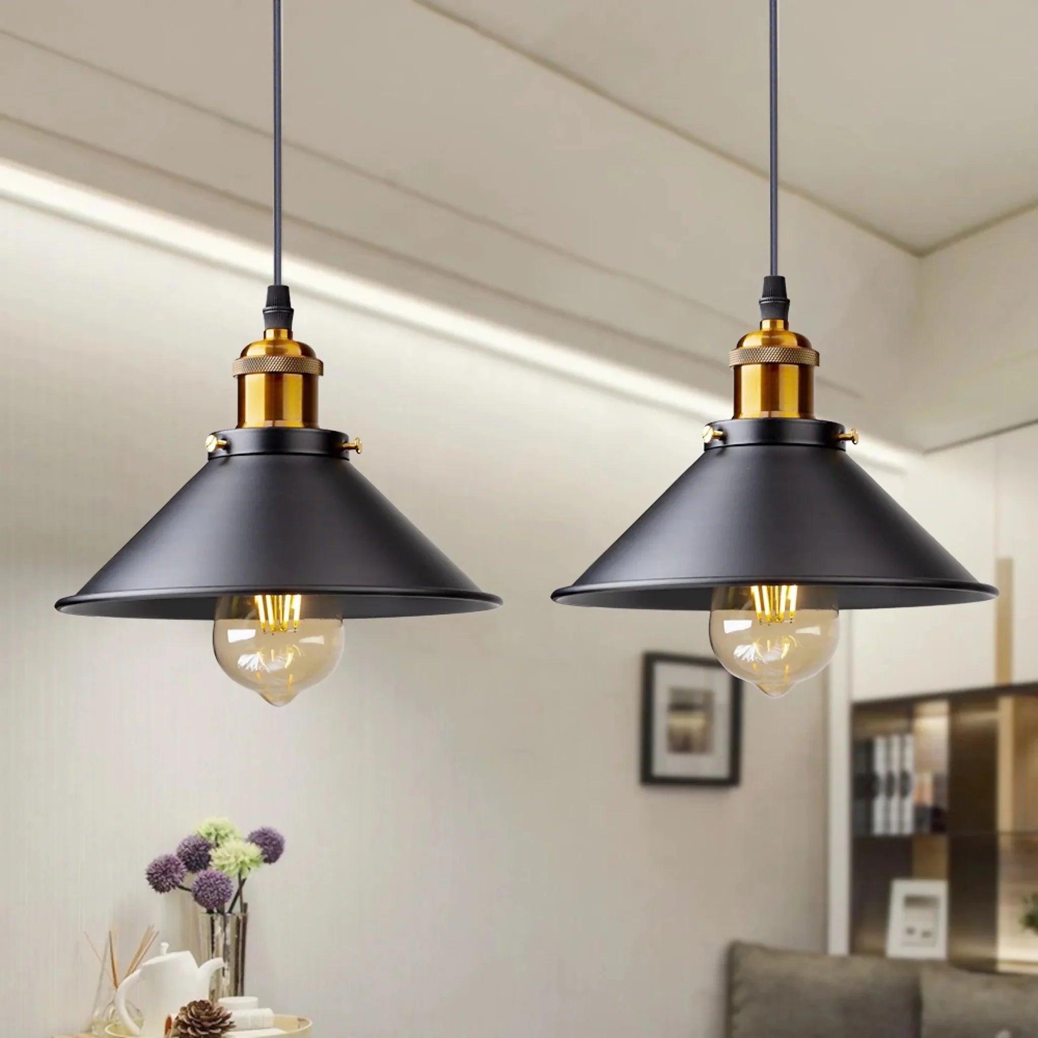 Beaulieu-sur-Mer Retro Iron Pendant Light for Bar