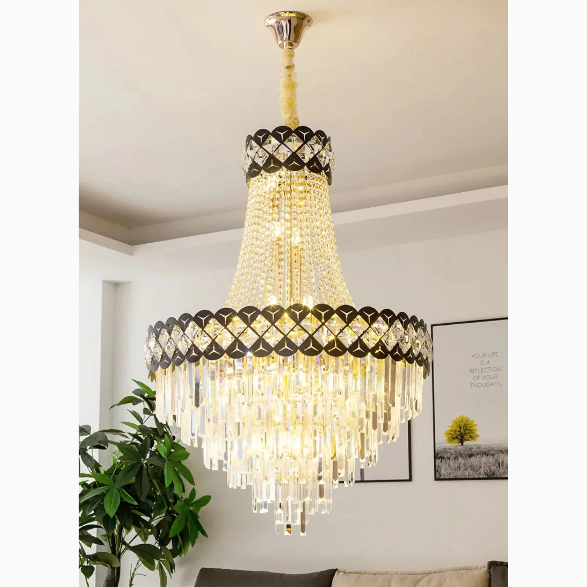Chateauneuf-Grasse | Classical Duplex Crystal Chandelier