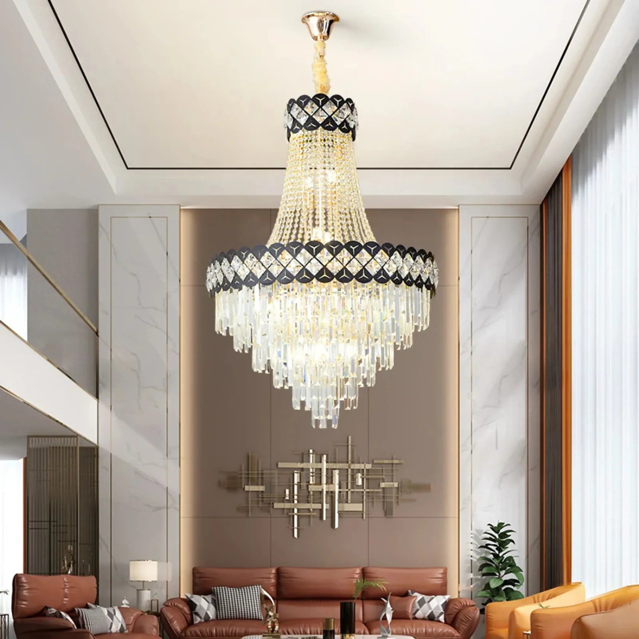 Chateauneuf-Grasse | Classical Duplex Crystal Chandelier