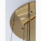 Coursegoules | Silk Design Gold Pendant Light for Staircase