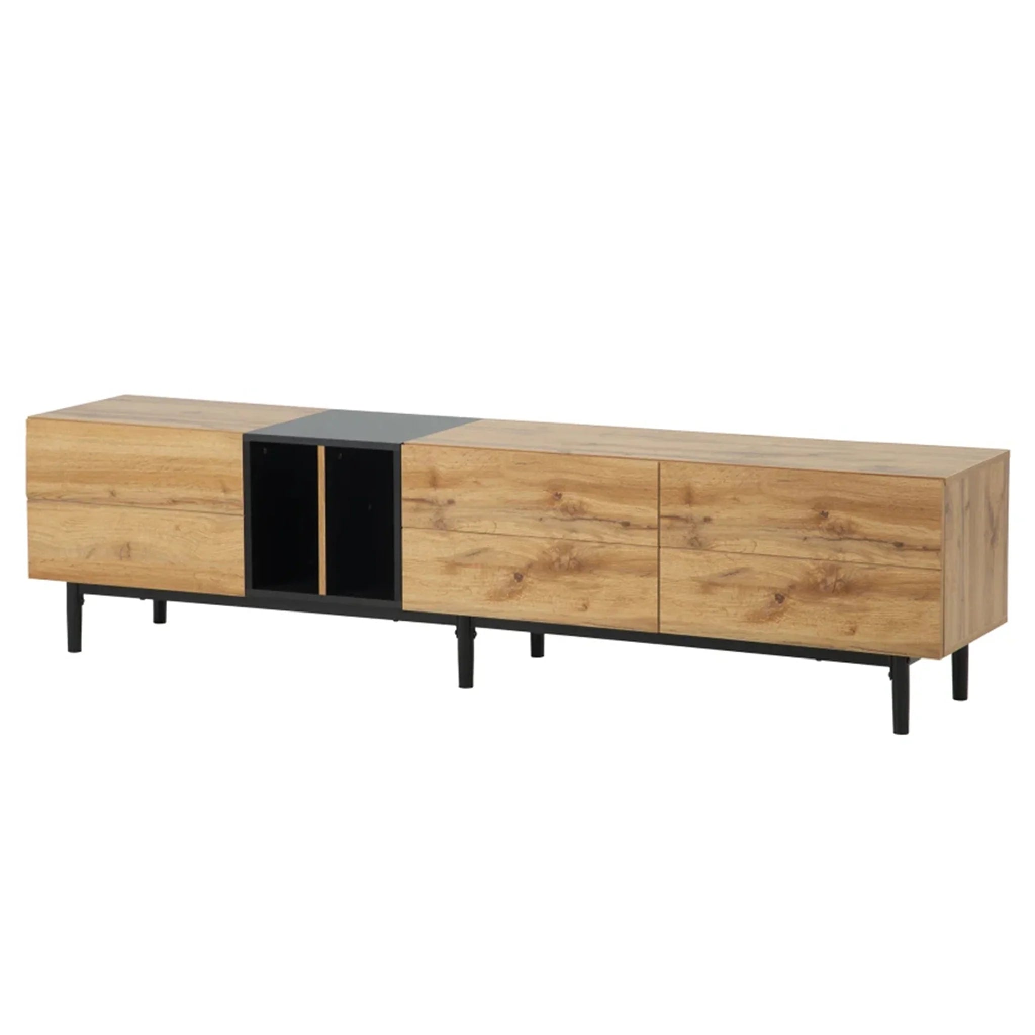 Durance | Modern Wooden TV Stand in Japandi Style