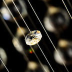 La Turbie | Duplex Spiral Moon Staircase Crystal Chandelier