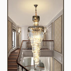 Le Cannet | Luxury Spiral Crystal Chandelier For Stairway